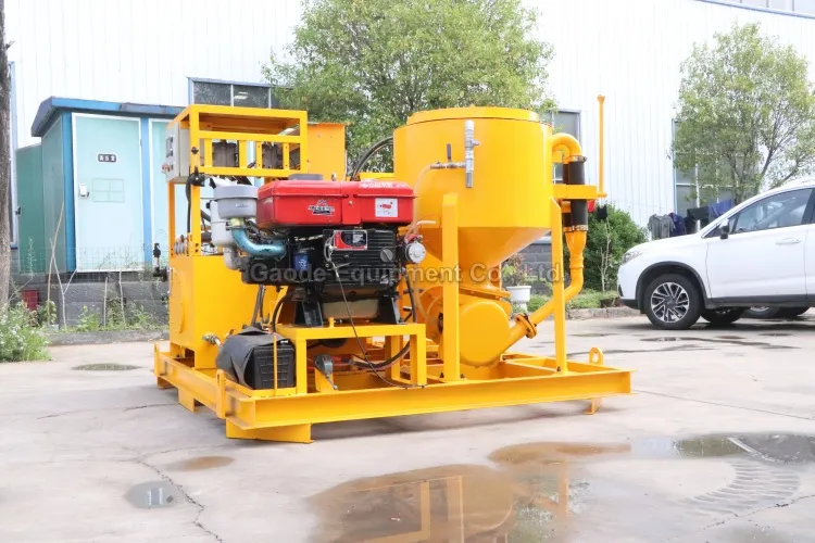 Gaodetec GGP220/350/50DPI-D High Work Efficiency Diesel Cement Grouting Injection Pump Station